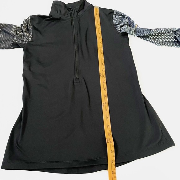 Nike Pro Half Zip Pullover Women’s Medium Black Stretch Athletic Casual Workout - Picture 11 of 13